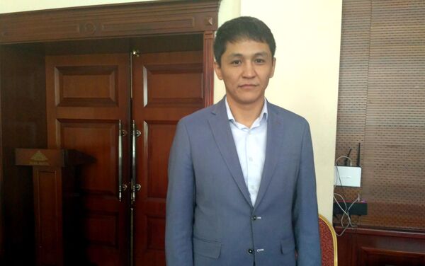 Председатель Государственного комитета информационных технологий и связи  Нурбек Абасканов - Sputnik Кыргызстан