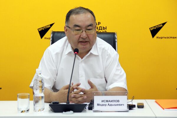 Начальник управления стратегического планирования и разработки политики Министерства здравоохранения Медер Исмаилов - Sputnik Кыргызстан