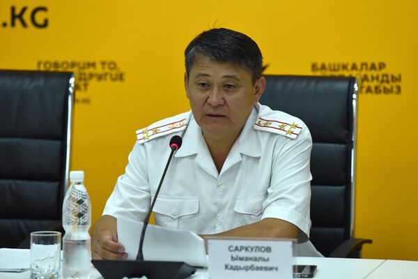 Заместитель начальника Главного управления ПМ МВД Ыманалы Саркулов - Sputnik Кыргызстан