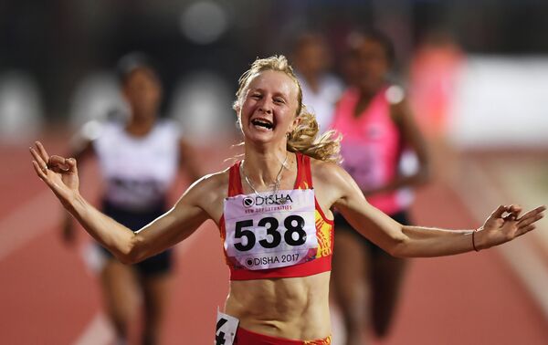 Кыргызстанкая бегунья Дарья Маслова - Sputnik Кыргызстан