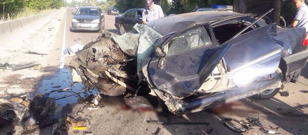 ДТП на трассе Бишкек — Токмок - Sputnik Кыргызстан