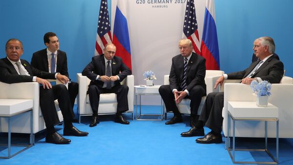 Президент РФ В. Путин принимает участие в саммите Группы двадцати в Гамбурге - Sputnik Кыргызстан