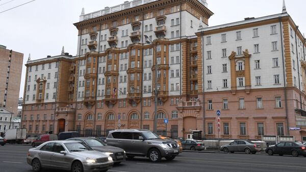 Здание посольства США в Москве - Sputnik Кыргызстан