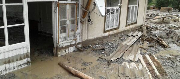 Последствия селя в селе Кичи-Алай Араванского р-на - Sputnik Кыргызстан