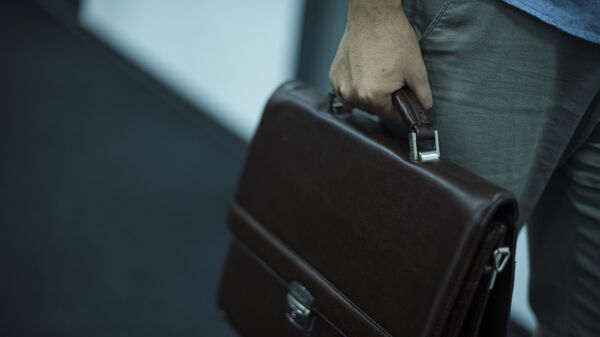Мужчина с портфелем в руке. Иллюстративное фото - Sputnik Кыргызстан