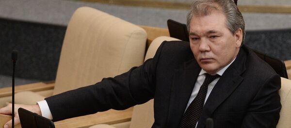 Председатель Комитета Государственной Думы по делам Содружества Независимых Государств, Евразийской интеграции и связям с соотечественниками Леонид Калашников - Sputnik Кыргызстан