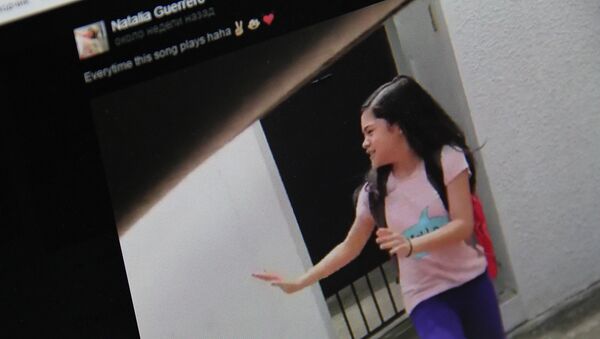 Филиппинская девочка по имени Ниана под песню певца Луиса Фонсе Despacito. Фото со страницы Facebook пользователя Natalia Guerrero - Sputnik Кыргызстан