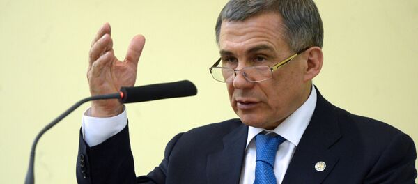 Президент Республики Татарстан Рустам Минниханов. Архивное фото - Sputnik Кыргызстан