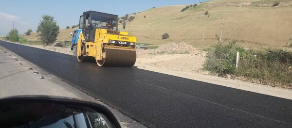 Жалал-Абад — Балыкчы жолун асфальтоо уланууда - Sputnik Кыргызстан