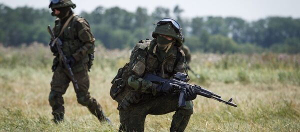 Военные РФ во время учений. Архивное фото - Sputnik Кыргызстан