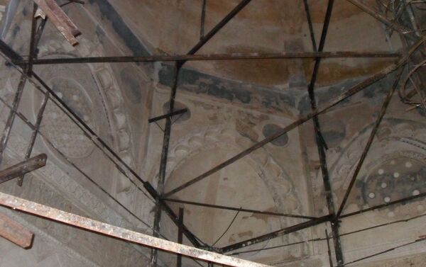Пресс-служба Министерства культуры, информации и туризма распространила фотографии реставрируемого мавзолея Шах-Фазиль в Джалал-Абадской области - Sputnik Кыргызстан