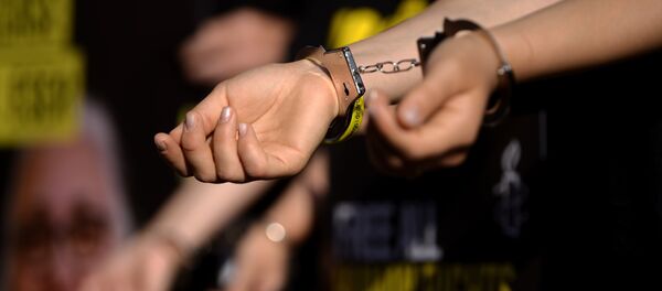 Активисты Amnesty International в Риме - Sputnik Кыргызстан