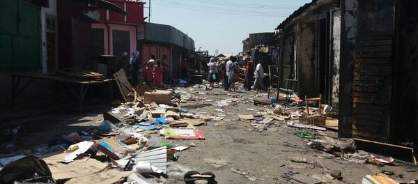 Өзгөндүн борбордук базарында таңда тутанган өрттүн кесепеттери - Sputnik Кыргызстан