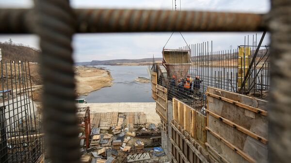 Строительство ГЭС. Архивное фото - Sputnik Кыргызстан