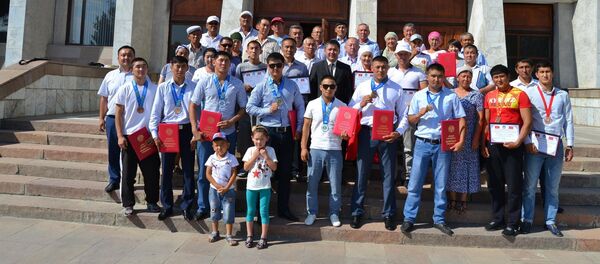 Награждени спортсменов в Таласе Награждени спортсменов в Таласе - Sputnik Кыргызстан