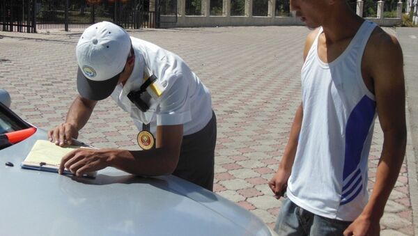 Рейд нарушение Правил дорожного движения в Иссык-Кульской области - Sputnik Кыргызстан