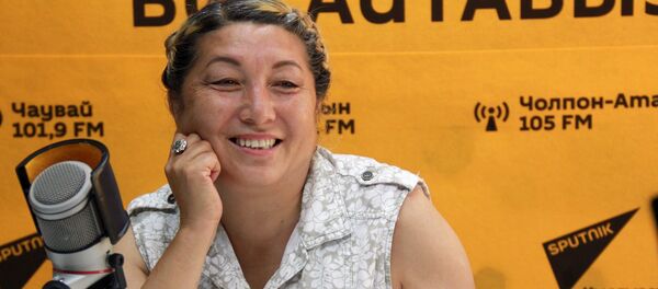 Режиссер ОТРК Сагын Ниязалиева Режиссер ОТРК Сагын Ниязалиева - Sputnik Кыргызстан