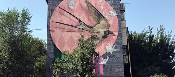 Граффити арт-группы DOXA в Алматы - Sputnik Кыргызстан
