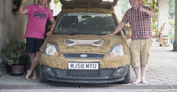 Участники Монгол Ралли Распер Банди (справа) и Грэм Донохоу - Sputnik Кыргызстан