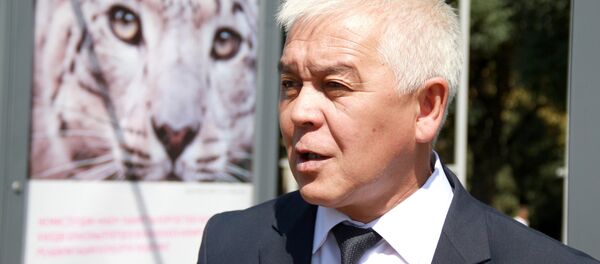 Айлана-чөйрөнү коргоо жана токой чарбасы мамлекеттик агенттигинин башчысы Абдыкалык Рустамов. Архив - Sputnik Кыргызстан