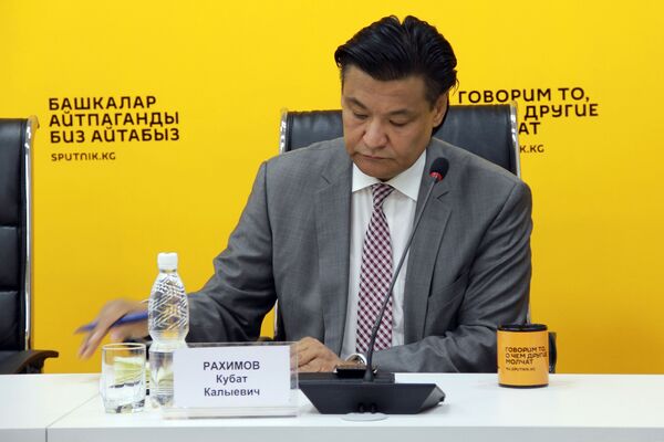 Председатель комитета Торгово-промышленной палаты КР, советник министра экономики КР Кубат Рахимов - Sputnik Кыргызстан