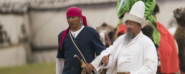 Көчмөндөр оюндарынын катышуучулары. Архив - Sputnik Кыргызстан