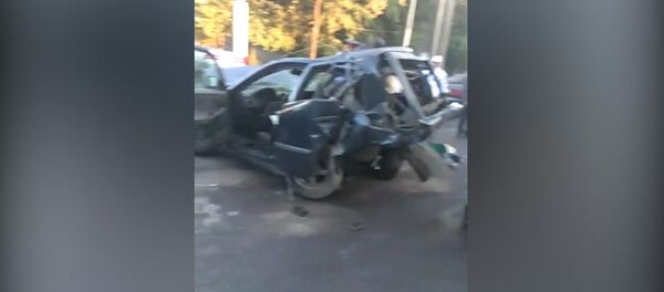 Крупное ДТП в Бишкеке — подробности и видео очевидца - Sputnik Кыргызстан