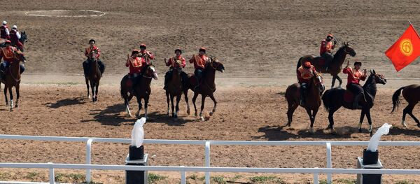 Сборная Кыргызстана на Чемпионате мира по кокпару в Астане - Sputnik Кыргызстан