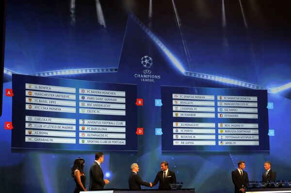 Жеребьевка группового этапа Лиги чемпионов по футболу сезона 2017–2018 - Sputnik Кыргызстан