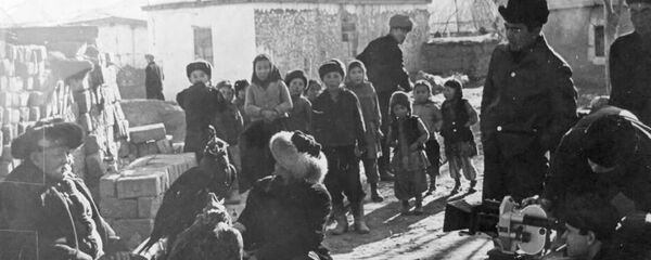 Съемки фильма Манасчи Болота Шамшиева - Sputnik Кыргызстан