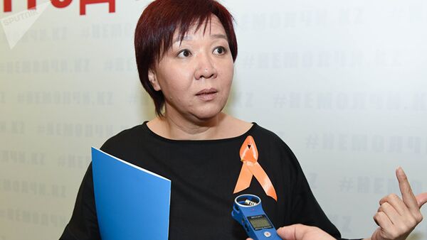 Лидер национального движения Не Молчи KZ в Казахстане Дина Смаилова - Sputnik Кыргызстан