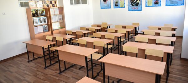 Открытие новых школ в Бишкеке Открытие новых школ в Бишкеке - Sputnik Кыргызстан