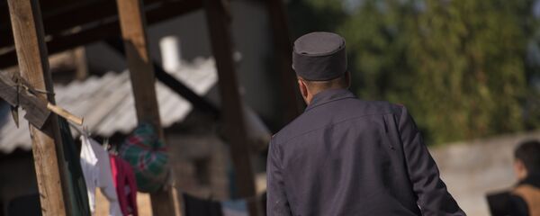 Сотрудник милиции. Архивное фото - Sputnik Кыргызстан