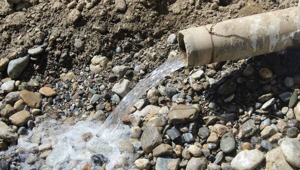 Обеспечение питьевой водой села Чымген Лейлекского района - Sputnik Кыргызстан