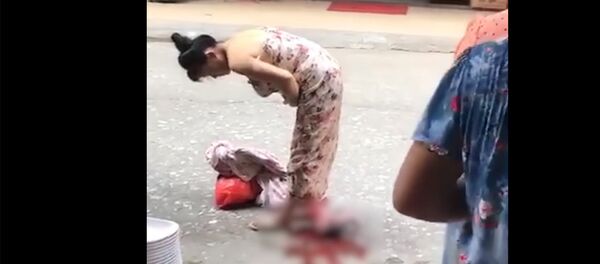 Китаянка родила прямо на улице и пошла дальше - Sputnik Кыргызстан