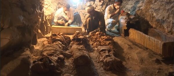 Что нашли археологи в гробнице возрастом 3500 лет — кадры с Египта - Sputnik Кыргызстан