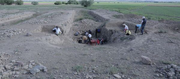 Кыргызстанские археологи нашли древний город площадью 35 гектаров в Кочкорском районе Нарынской области - Sputnik Кыргызстан