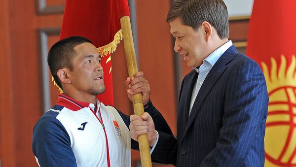Торжественная церемония проводов спортивной делегации Кыргызстана для участия в V Азиатских играх - Sputnik Кыргызстан