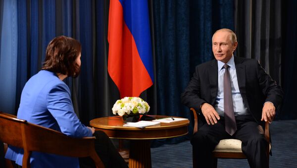 Интервью президента России Владимира Путина - Sputnik Кыргызстан