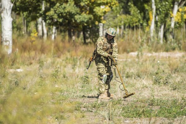 Командно-штабные учения Иссык-Куль Антитеррор-2017 в селе Бает - Sputnik Кыргызстан