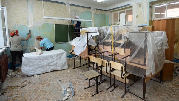 Подготовка школ к новому учебному году в Казани - Sputnik Кыргызстан