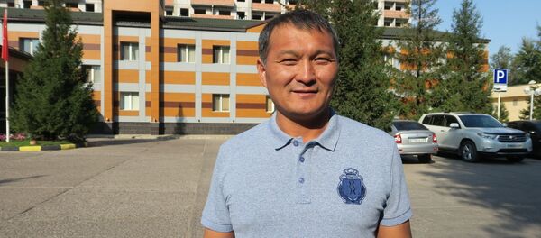 Көк бөрү федерациясынын президенти Жыргалбек Саматов. Архив - Sputnik Кыргызстан