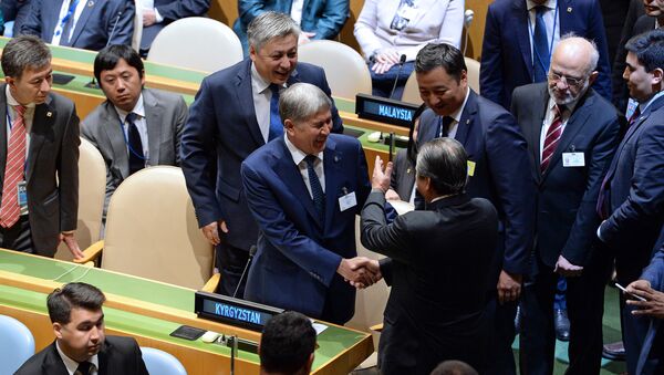 Работа 72-й Генеральной ассамблеи ООН в Нью-Йорке - Sputnik Кыргызстан