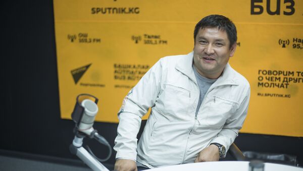 Саяпкер Мунарбек Кулданбаев маек учурунда - Sputnik Кыргызстан