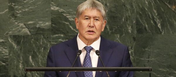 Выстуление президента КР Алмазбека Атамбаева на заседании Генеральной Ассамблеи ООН - Sputnik Кыргызстан