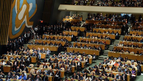 Заседание Генеральной Ассамблеи ООН в Нью-Йорке. 20 сентября 2017 года - Sputnik Кыргызстан