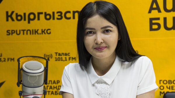 Учительница Арстанбек кызы Альбина - Sputnik Кыргызстан