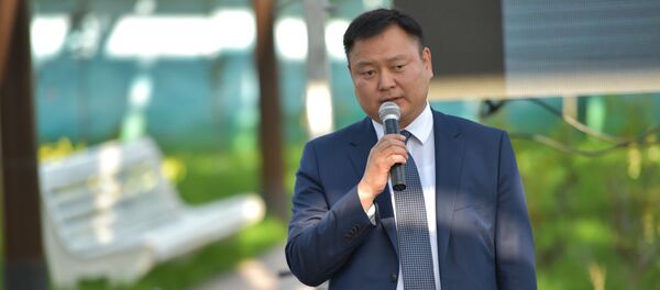 Презентация гелиоколлекторов  на территории КП Бишкектеплоэнерго в Бишкеке - Sputnik Кыргызстан