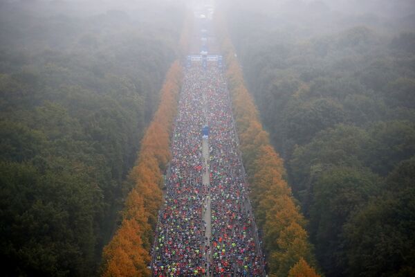 Берлинский марафон в Германии Берлинский марафон в Германии - Sputnik Кыргызстан