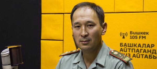 Заместитель начальника Центра управления в кризисных ситуациях при МЧС КР Азамат Мамбетов - Sputnik Кыргызстан